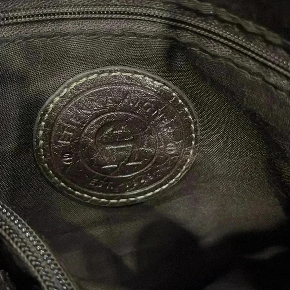 VTG ETIENNE AIGNER Brown Monogram Canvas Shoulder Tote - Picture 10 of 11